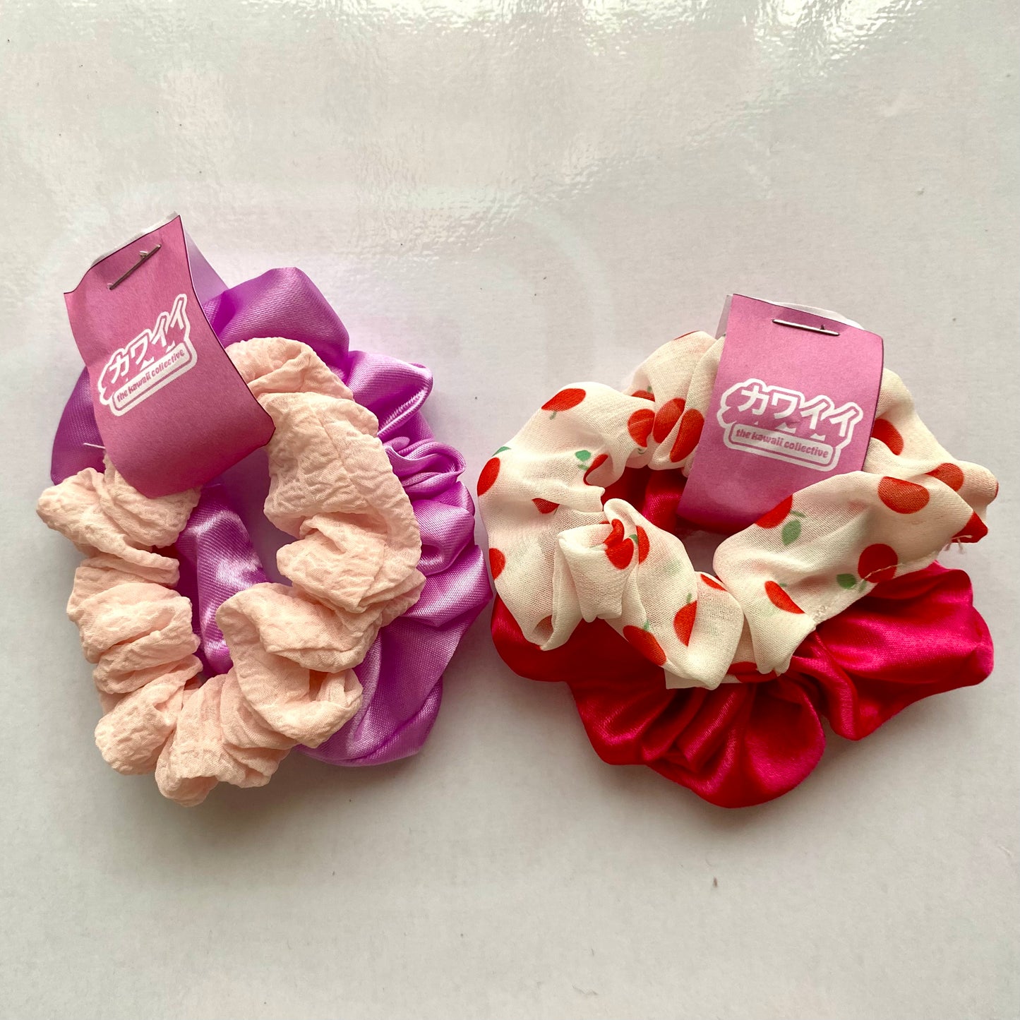 Pink Assorted Scrunchie Pack