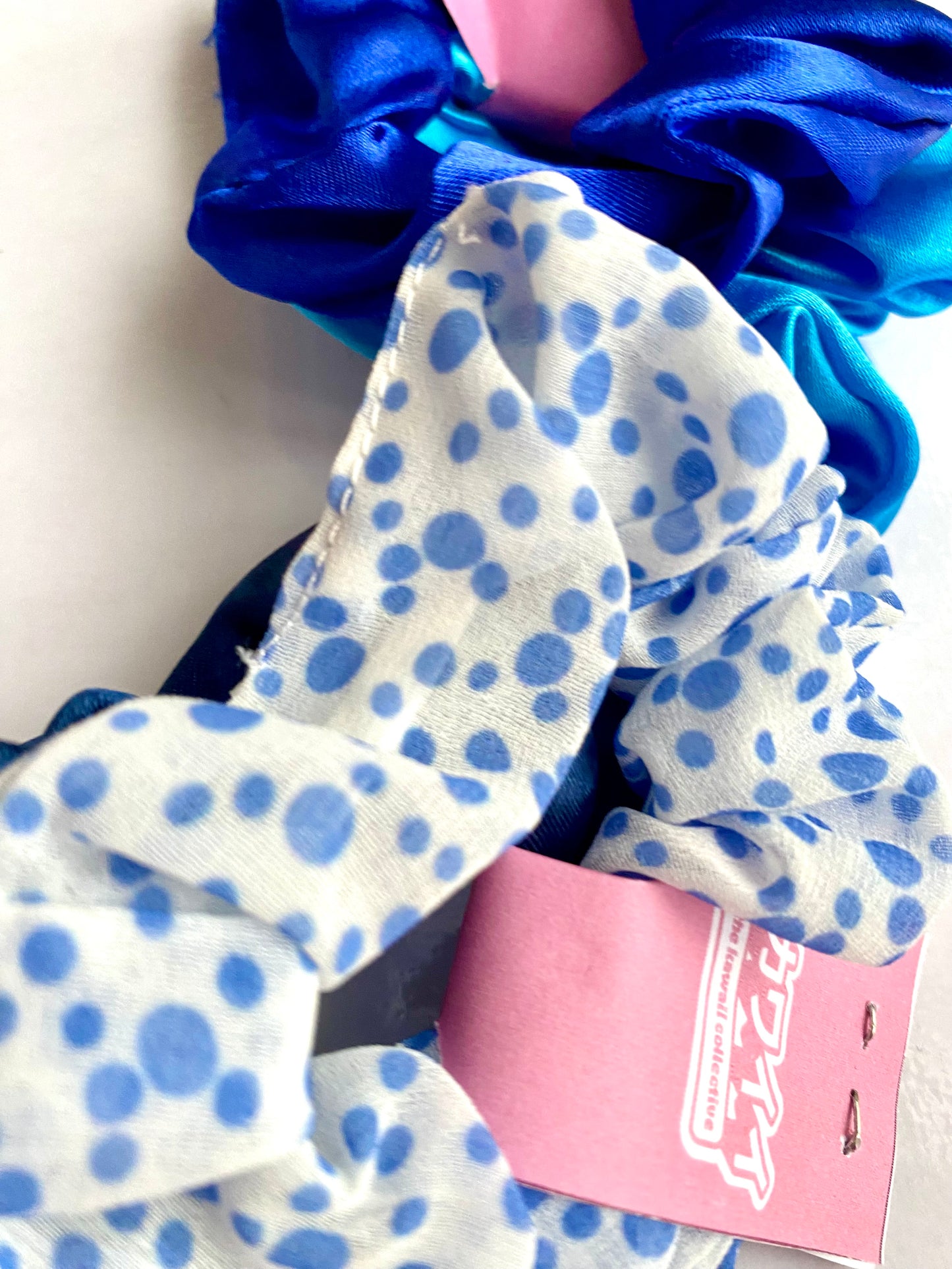Blue Assorted Scrunchie Pack