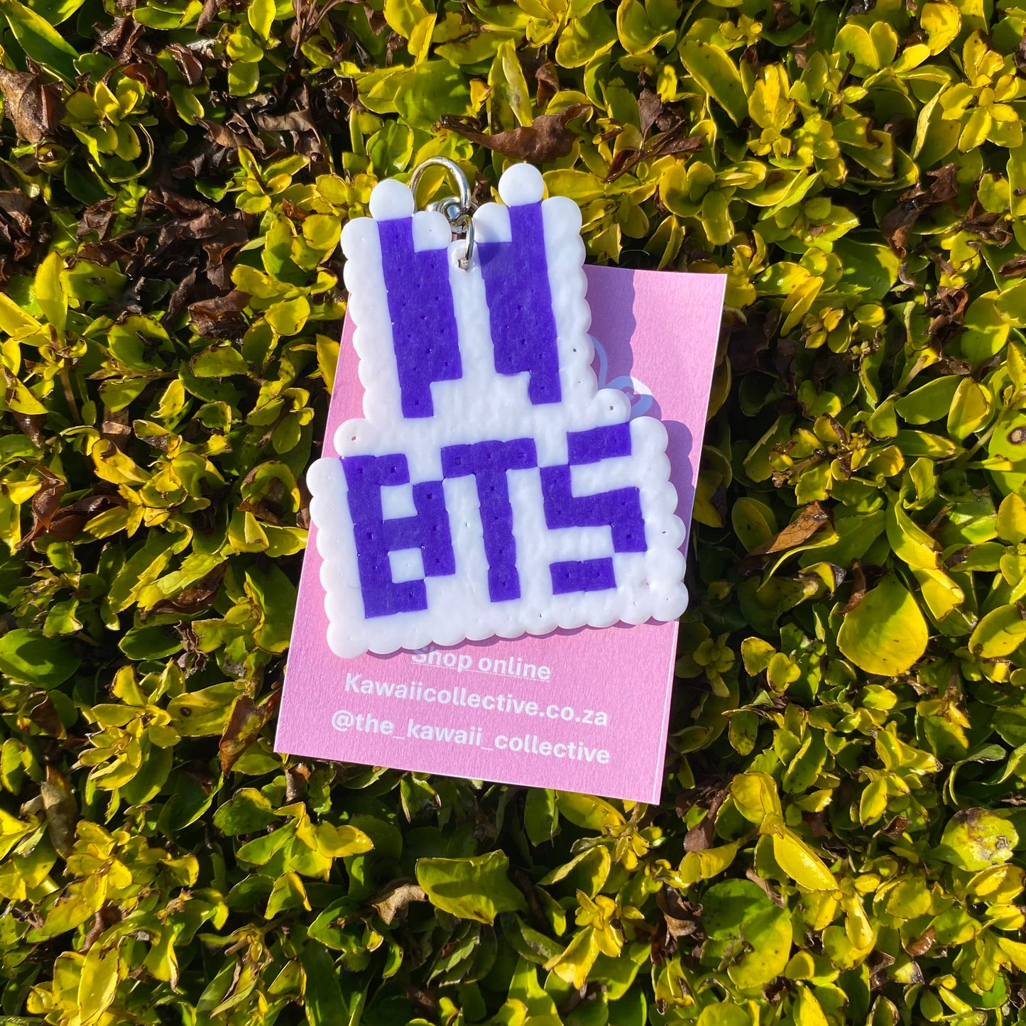 BTS - Pixel Keychain