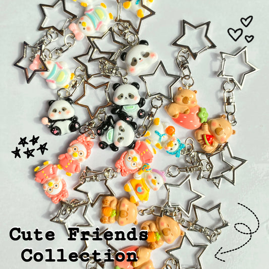 Cute Friends - Clay Keychains