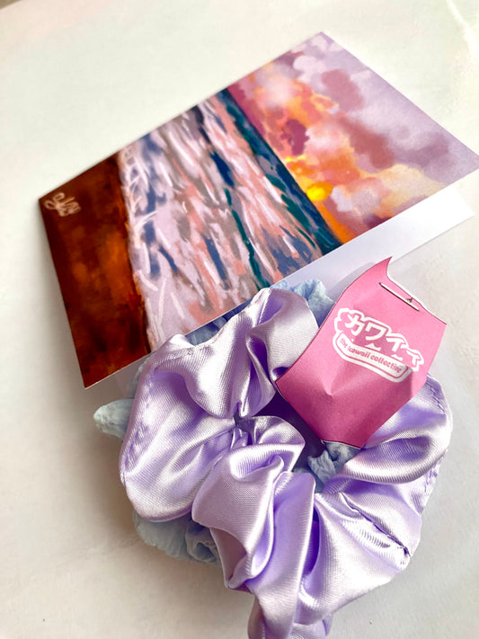 Purple Assorted Scrunchie Pack