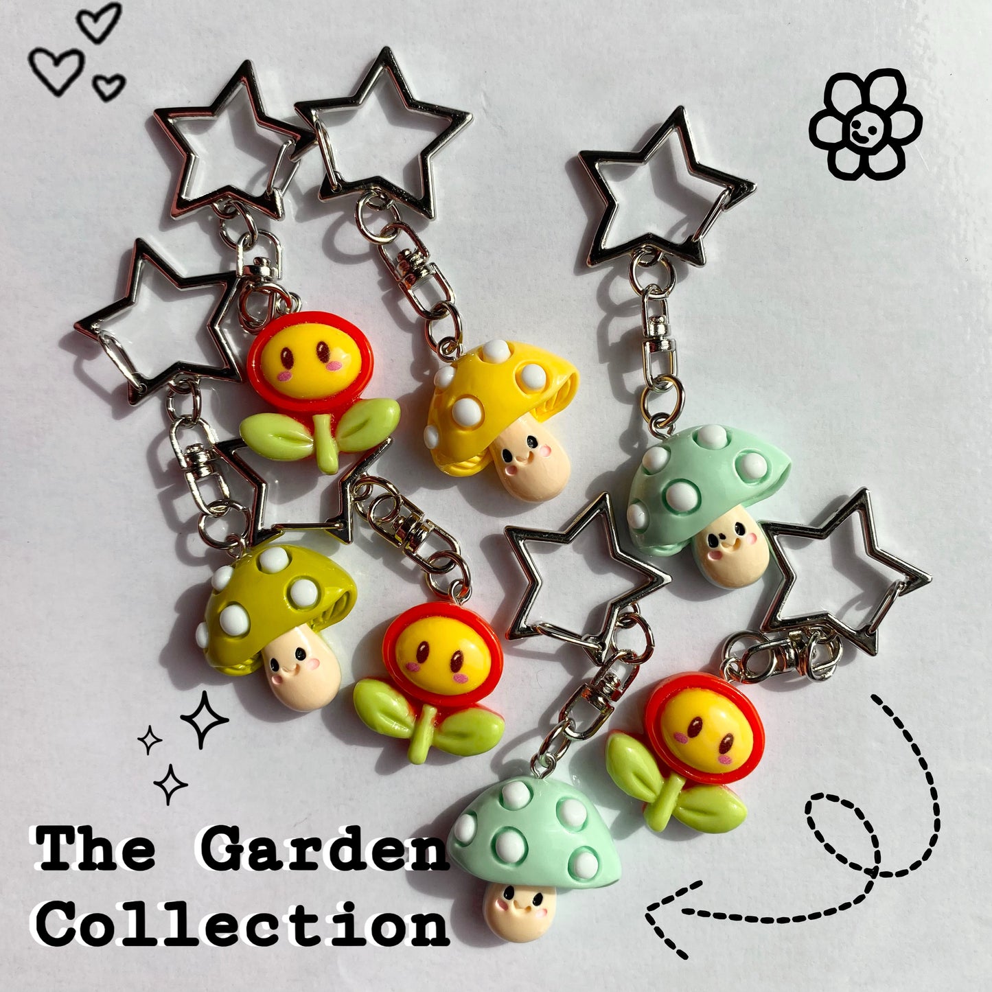 The Garden - Clay Keychains