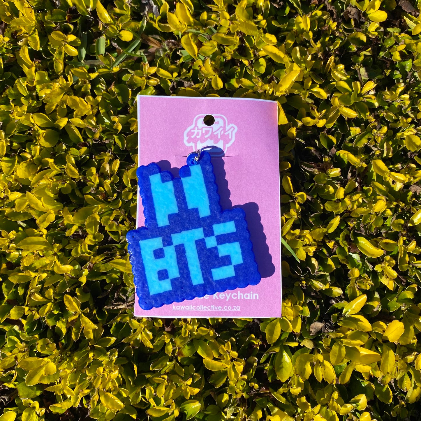 BTS - Pixel Keychain